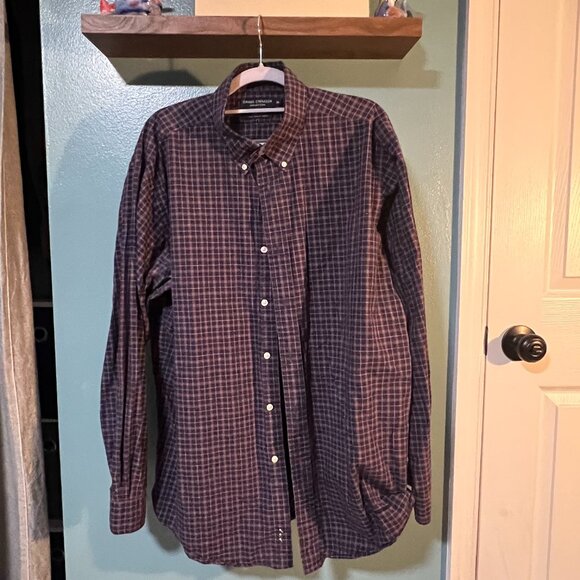 Daniel Cremieux Men's Shirt - Blue and Red - Picture 1 of 3